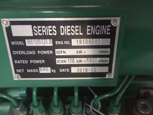 Wasserkühlsystem 150KW Weifang Dieselgenerator Set für Immobilien Backup-Stromversorgung und Selbststart