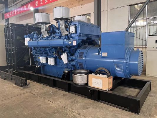 Standby-Dieselgenerator mit geschlossenem Kühlsystem und Schalldämpfung von 1500 kW