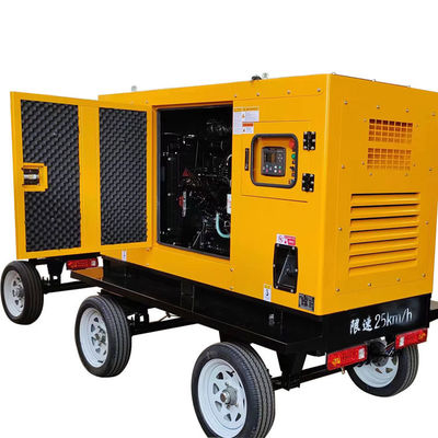 30KW Kangmingsi Generator Set mit ISO9001 Schalldämpfung Gehäuse Wasserkühlsystem Mobilanhänger und Autostart