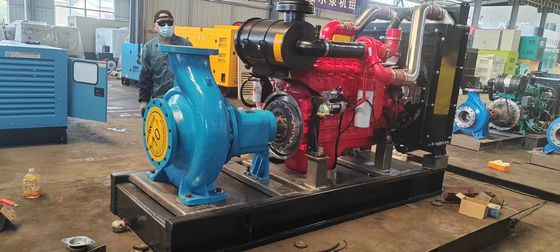 200KW Kangmingsi Wasserpumpen-Einheit Dieselgenerator Set mit ISO9001 Schalldämpfung Gehäuse und Luftfilter