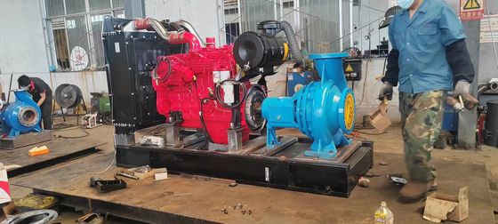 200KW Kangmingsi Wasserpumpen-Einheit Dieselgenerator Set mit ISO9001 Schalldämpfung Gehäuse und Luftfilter
