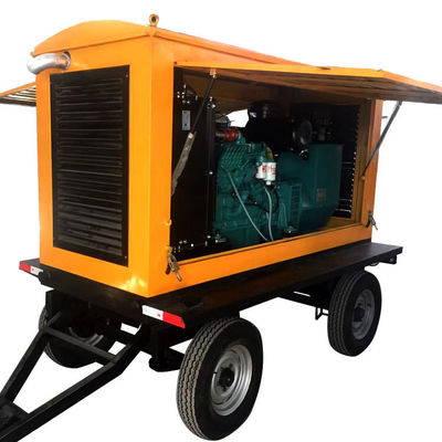Automatischer Schalter 120KW Dongfeng Kangmingsi Dieselgenerator Set Anhänger mit Regenschutz