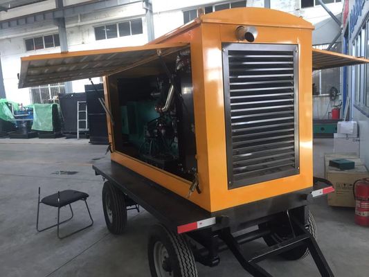 Automatischer Schalter 120KW Dongfeng Kangmingsi Dieselgenerator Set Anhänger mit Regenschutz