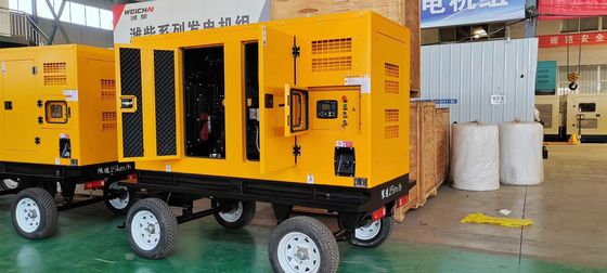 1500 RPM Dongfeng Kangmingsi 100KVA mobiler geräuschloser Generator mit Marathonalternator
