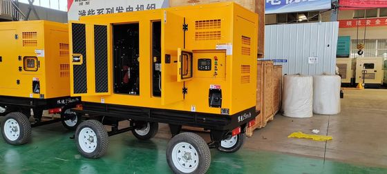 1500 RPM Dongfeng Kangmingsi 100KVA mobiler geräuschloser Generator mit Marathonalternator