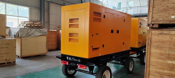 1500 RPM Dongfeng Kangmingsi 100KVA mobiler geräuschloser Generator mit Marathonalternator