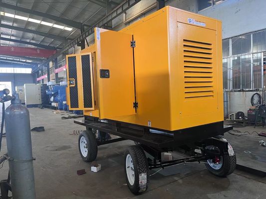 125 KVA mobiler Anhänger Dieselgenerator mit Tiefseemodule und Selbststart