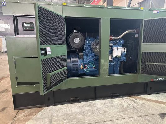 Guangxi Yuchai 375KVA leise Lautsprecher Dieselgenerator mit Wasserkühlsystem
