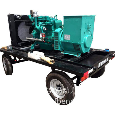 Weichai Dieselgenerator mit Wasserkühlsystem und Mobilanhänger