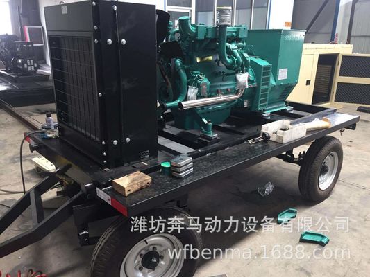 Weichai Dieselgenerator mit Wasserkühlsystem und Mobilanhänger