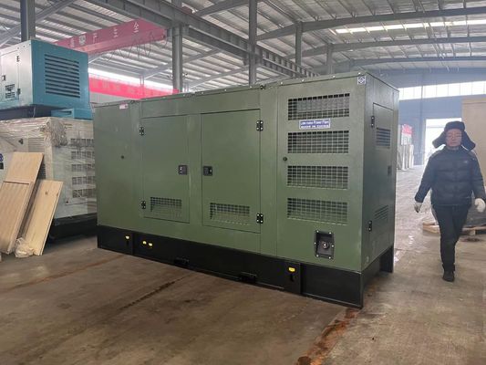 375 KVA 400 V leise Box Dieselgenerator Set für Notfall-Rücklauf-Stromversorgung in Guangxi
