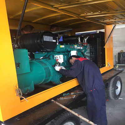 200 kW Weichai Dieselgenerator Set Anhänger mit reinem Kupfermotor und Wasserkühlsystem