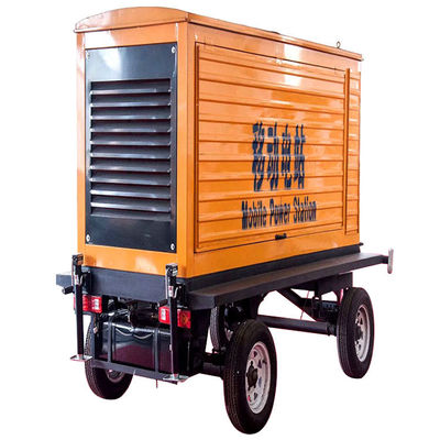 125 KVA Weichai Mobilanhänger Regenfläche Dieselgenerator Set 100KW Sicherung Notstromversorgung Selbststart
