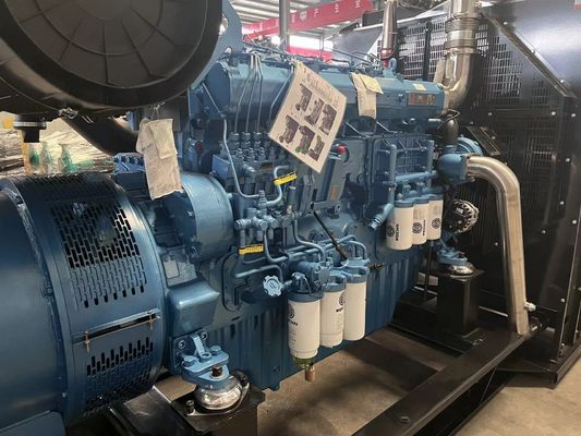 500KW Weichai Dieselgenerator Set Autostart Offener Regal Typ Sicherungsstromversorgungslösung