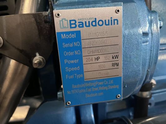 120KW Weichai Boduan Dieselgenerator für Notfallversorgung