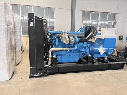 Stille Lautsprecher 50HZ für Weichai 500KW Dieselgenerator Set mit Wasserkühlsystem